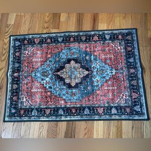 Vintage Style Multicolor door/bath/kitchen mat